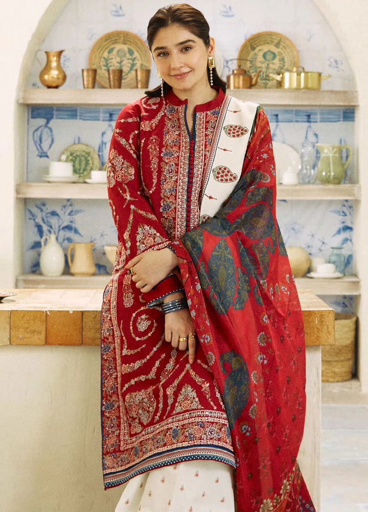 ZARA SHAHJAHAN | LUXURY UNSTITCHED EMB | 3PC