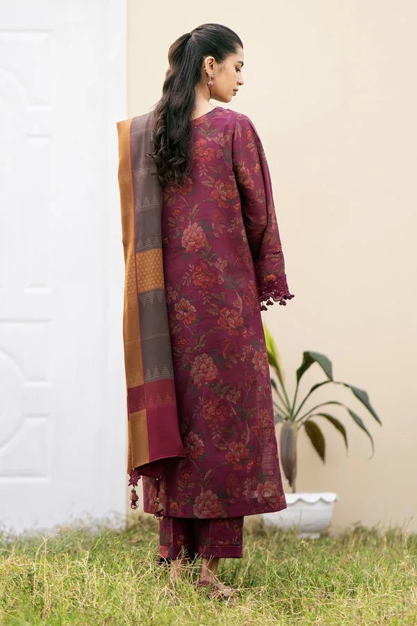 BAROQUE | DHANAK PRINTED UNSTICHED | 3PC