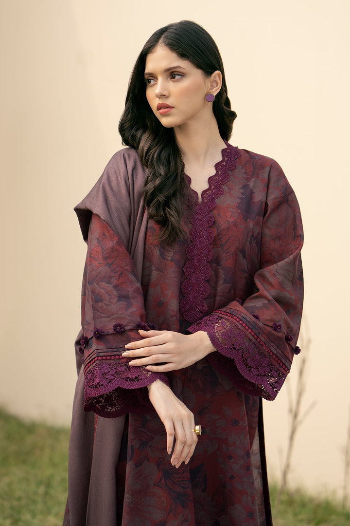 BAROQUE | DHANAK PRINTED UNSTICHED | 3PC