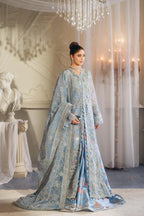 MARYAM HUSSAIN ORGANZA UNSTITCHED EMB ZURI SUIT