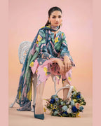 MARIA.B LAWN LUXURY UNSTICH PRINTED 3PC