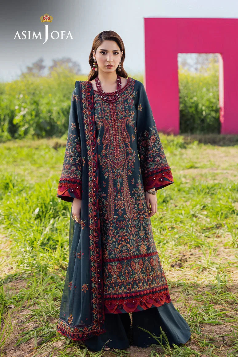ASIM JOFA LAWN LUXURY UNSTITCHED EMB 3PC
