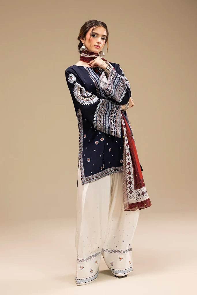 JAZMIN DHANAK PREMIUM UNSTITCHED EMB 3PC