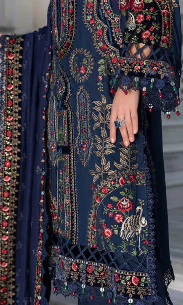 MARIA.B DHANAK PREMIUM UNSTITCHED EMB 3PC