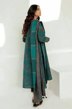 BAROQUE DHANAK PRINTED UNSTICHED 3PC