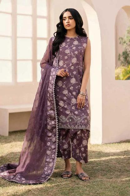 BAROQUE | DHANAK PRINTED UNSTICHED | 3PC