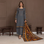 NISHAT KHADDAR UNSTITCHED PRINTED 3PC
