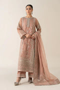 MARIA.B ORGANZA UNSTITCHED EMB SF-08 SUIT