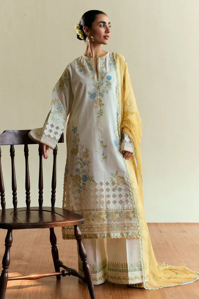 COCO BY ZARA SHAHJAHAN DHANAK UNSTITCHED EMB 3PC