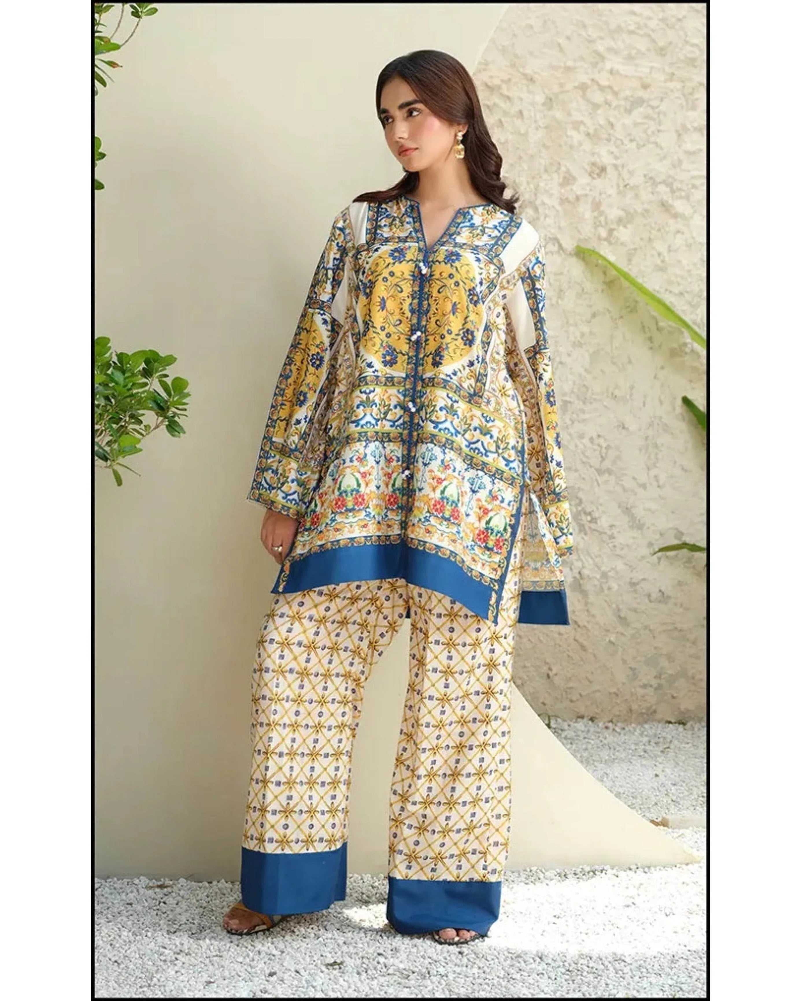 AZMIN LAWN PREMIUM UNSTITCHED PRINTED 2PC