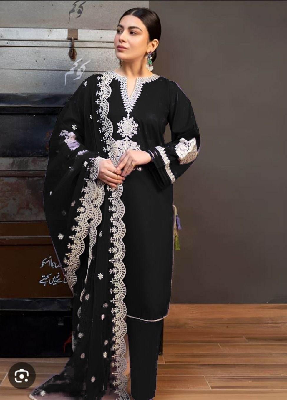 ZARA SHAHJAHAN LAWN LUXURY UNSTICH EMB 3PC