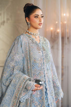 MARYAM HUSSAIN ORGANZA UNSTITCHED EMB ZURI SUIT