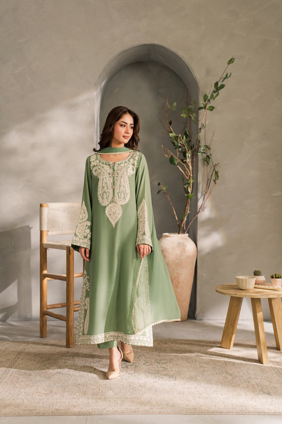 MIRANA LAWN PREMIUM UNSTITCHED EMB 3PC