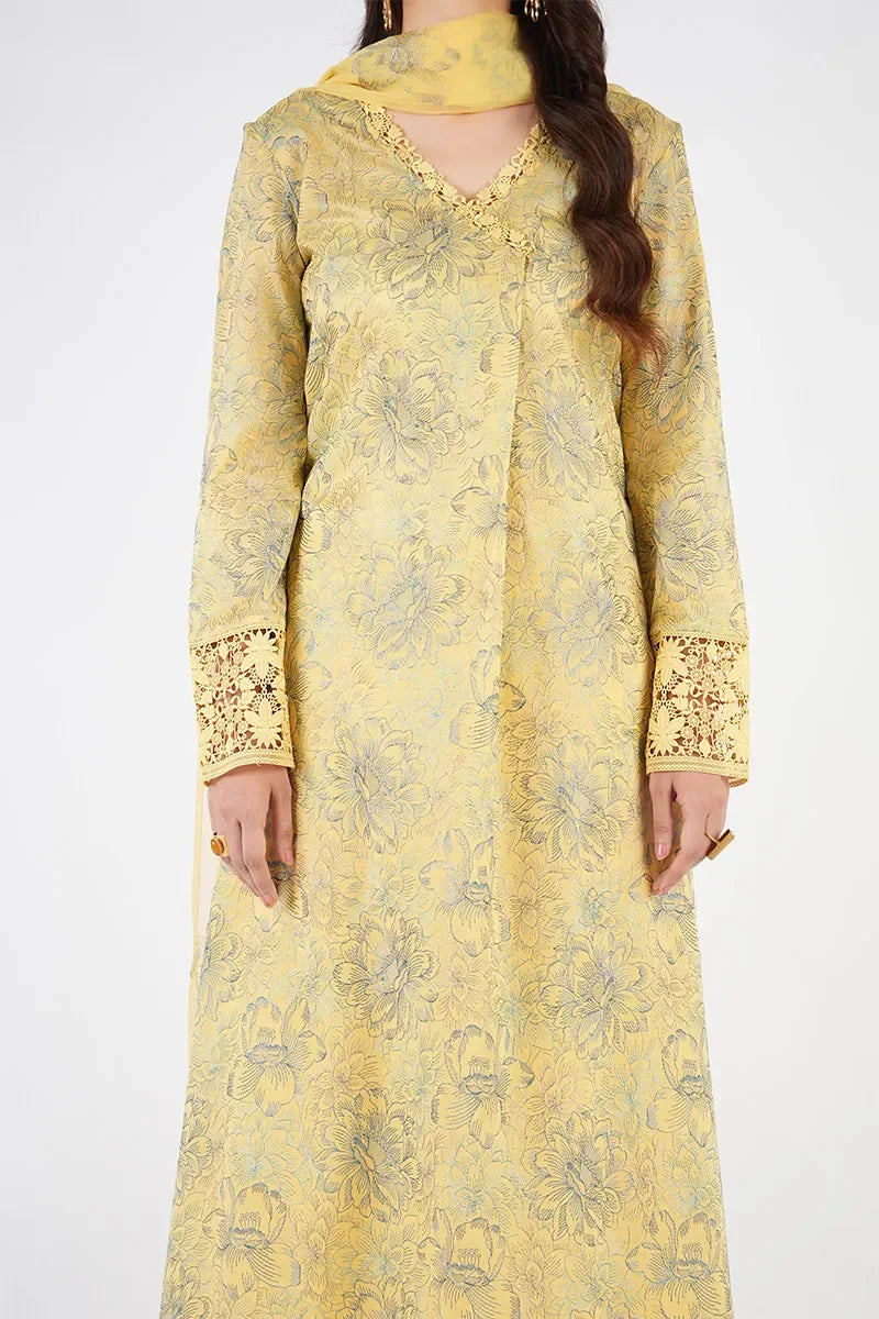 BAREEZE LINEN UNSTITCHED EMB 3PC