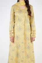 BAREEZE LINEN UNSTITCHED EMB 3PC