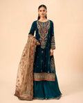 MARIA.B VELVET UNSTICHED EMB 3PC
