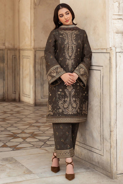 JAZMIN DHANAK LUXURY UNSTITCHED EMB 3PC