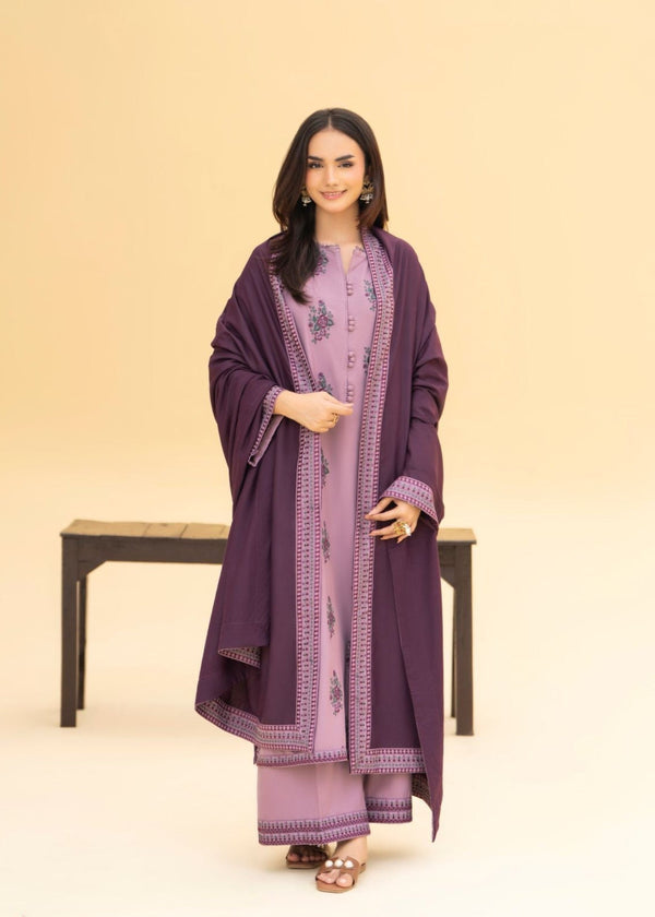 IZEL LAWN PREMIUM UNSTITCHED EMB 3PC