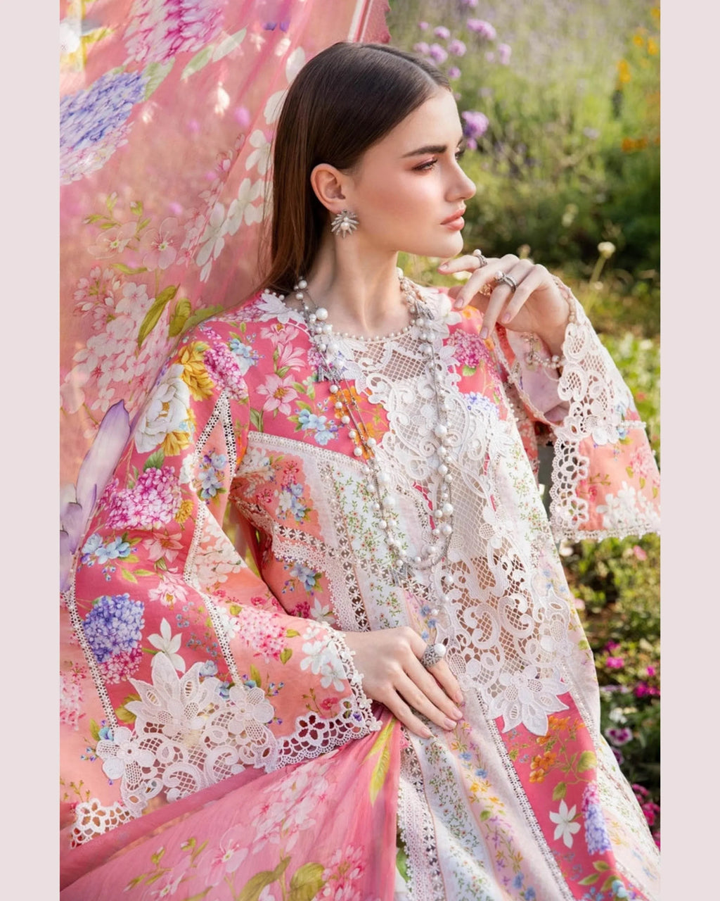 MARIA.B LAWN PREMIUM UNSTICH PRINTED 3PC