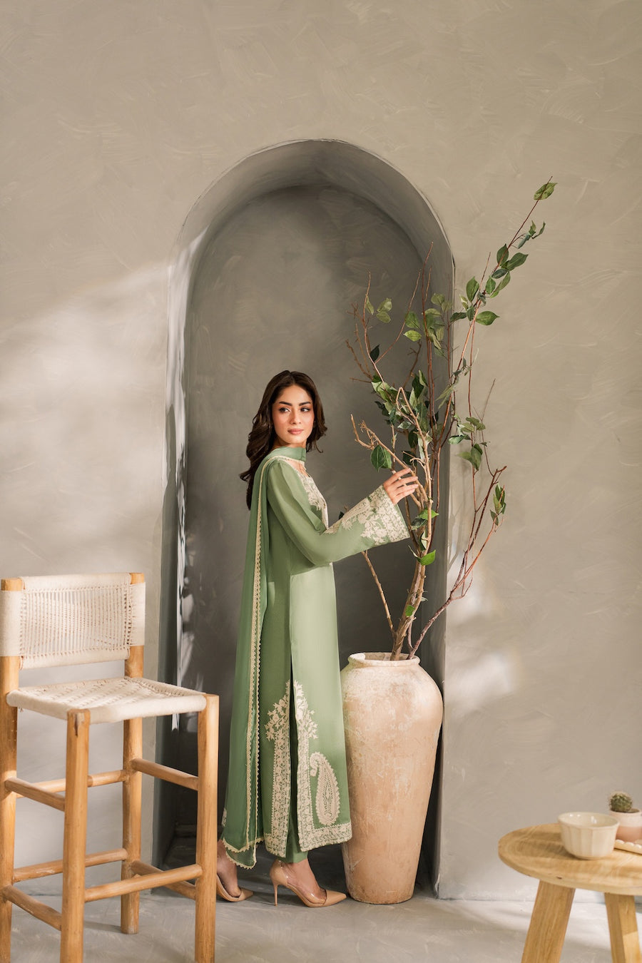 MIRANA LAWN PREMIUM UNSTITCHED EMB 3PC
