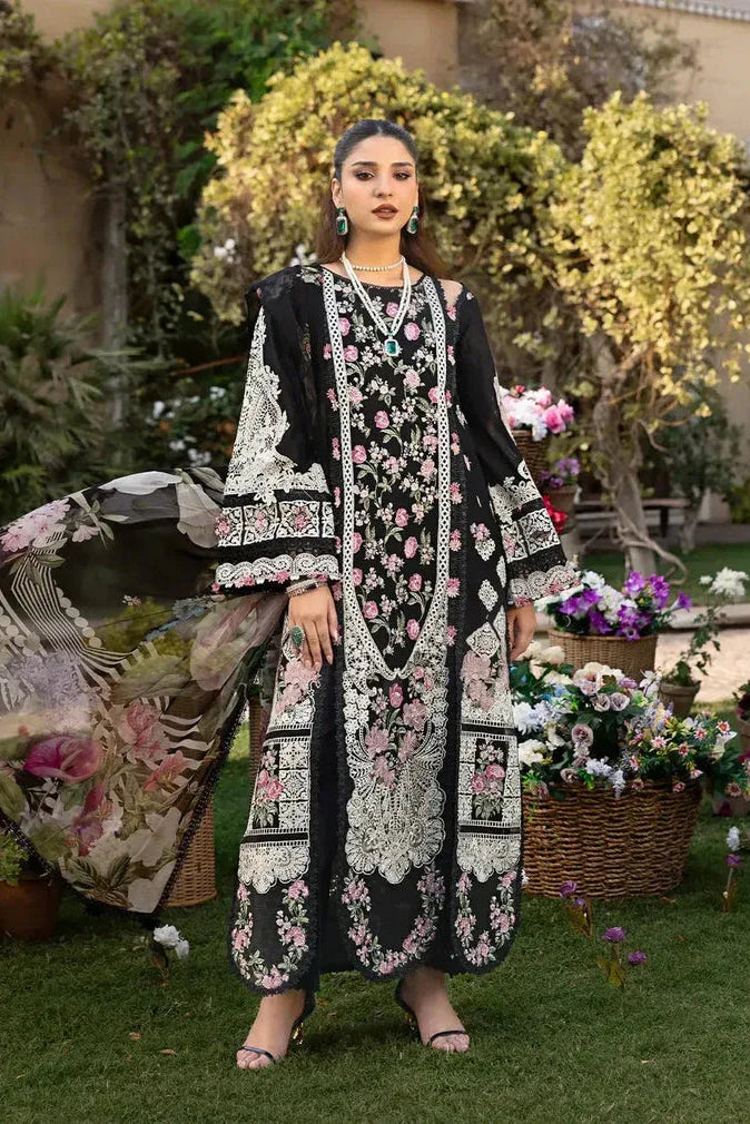 ELAF LAWN PREMIUM UNSTITCHED EMB 3PC