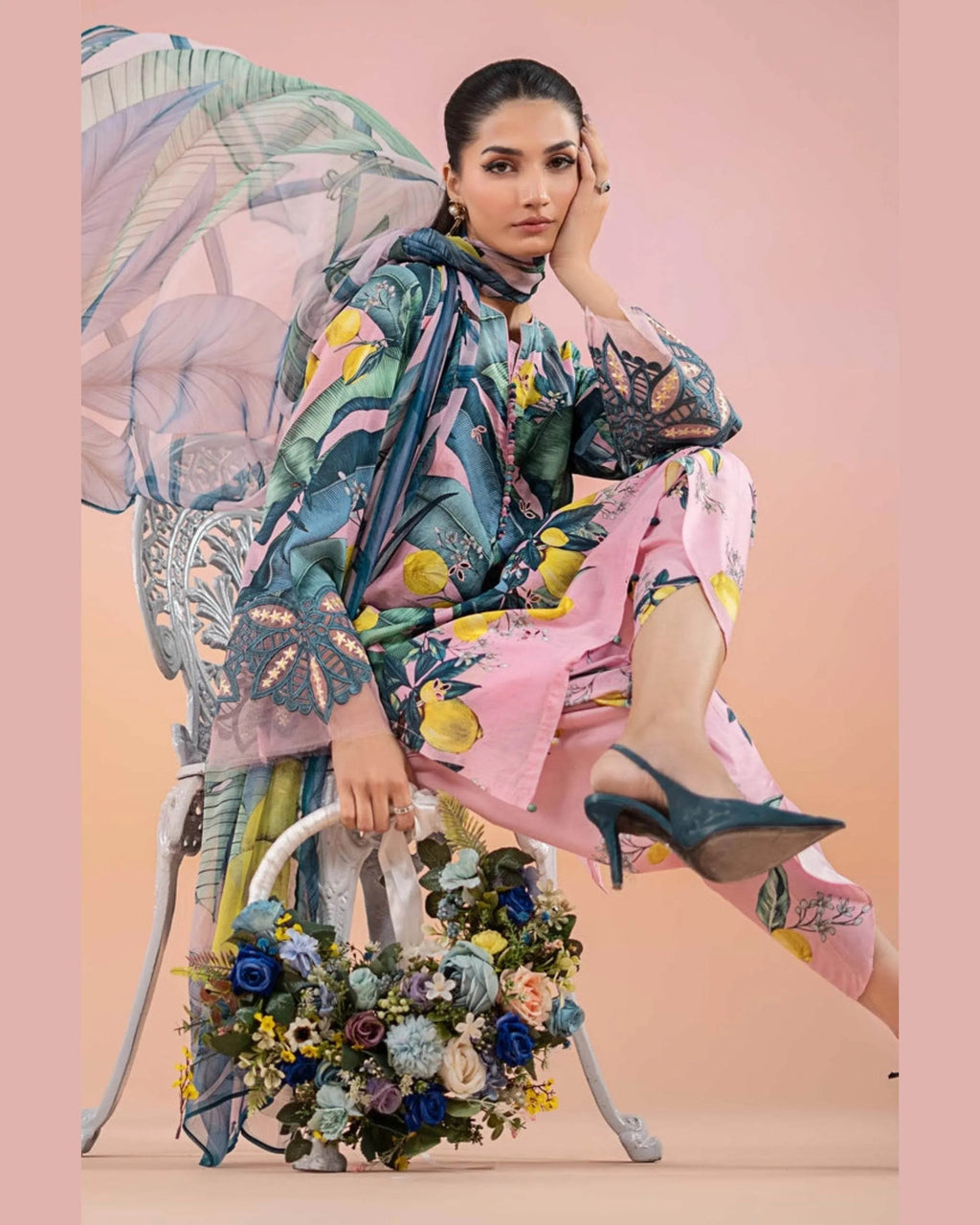 MARIA.B LAWN LUXURY UNSTICH PRINTED 3PC
