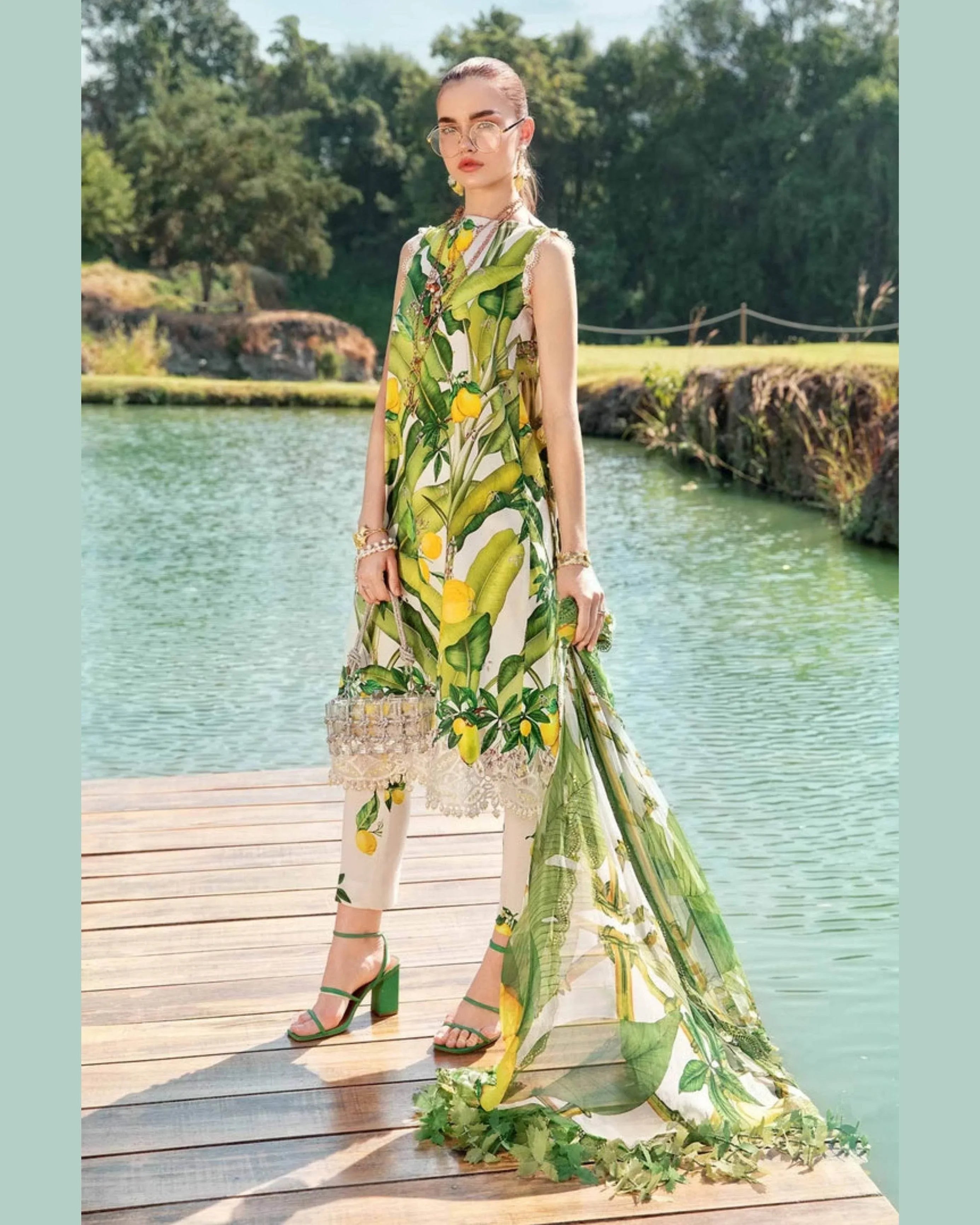 MARIA.B LAWN PREMIUM UNSTICH PRINTED 3PC