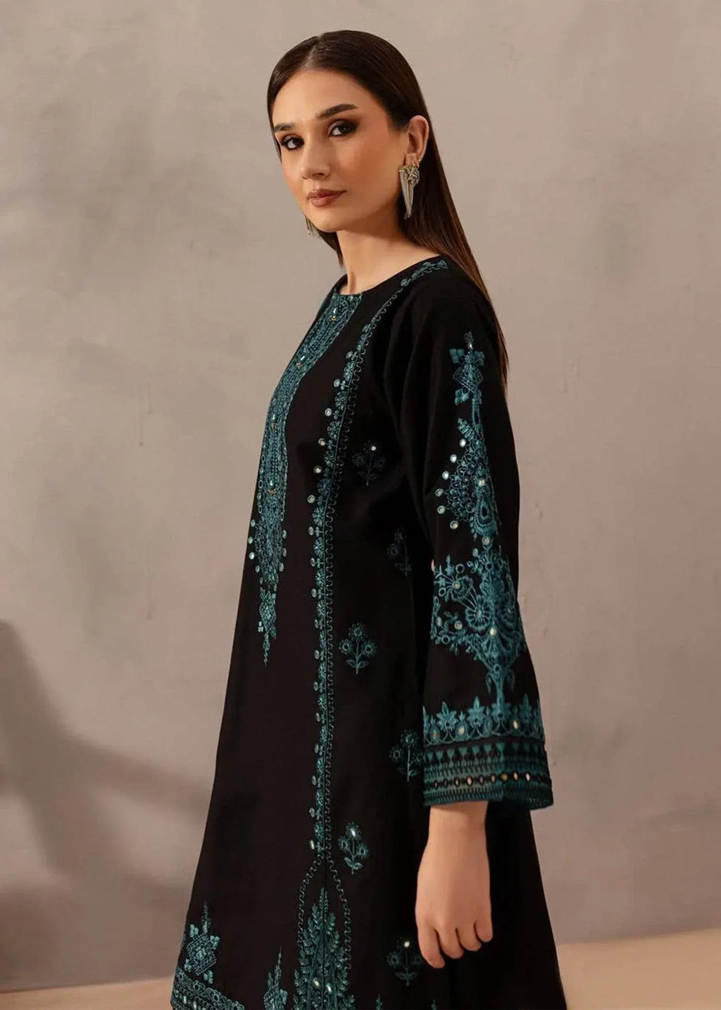 BATIK DHANAK LUXURY UNSTICH EMB 2PC