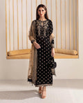JAZMIN VELVET UNSTITCHED EMB 3PC