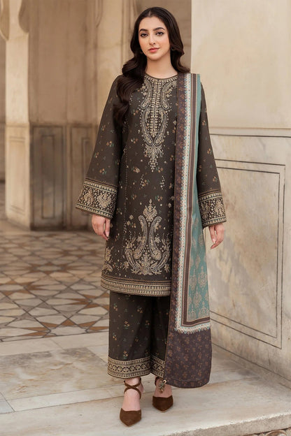 JAZMIN DHANAK LUXURY UNSTITCHED EMB 3PC