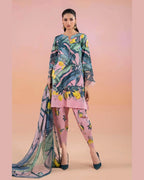 MARIA.B LAWN LUXURY UNSTICH PRINTED 3PC