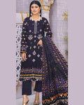 MIRAAL LAWN UNSTITCHED EMB 3PC