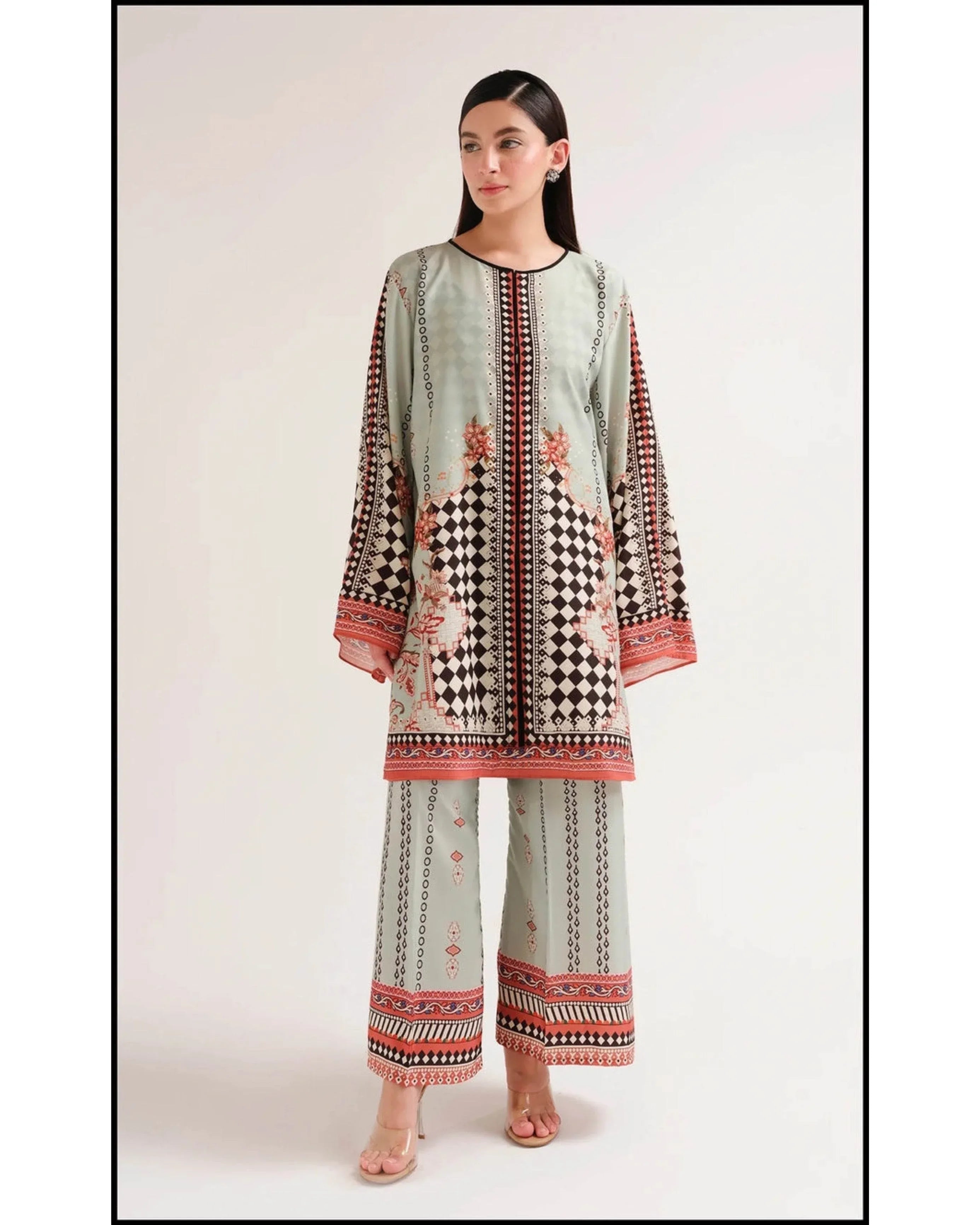 AZMIN LAWN PREMIUM UNSTITCHED PRINTED 2PC