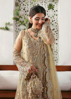 KANWAL MALIK NET UNSTITCHED EMB RUKHSAAR SUIT