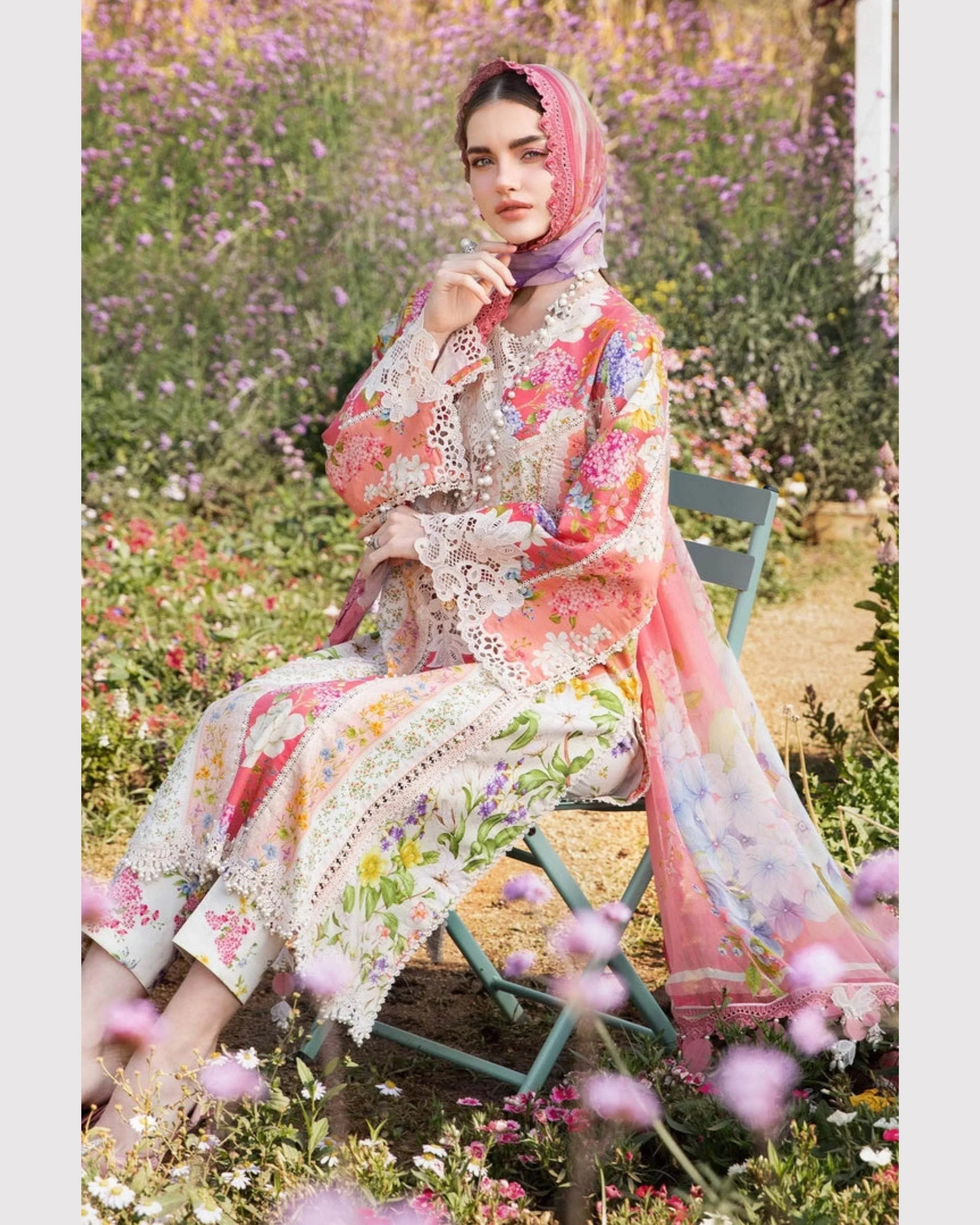 MARIA.B LAWN PREMIUM UNSTICH PRINTED 3PC