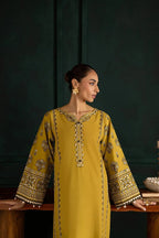 BATIK DHANAK LUXURY UNSTITCHED EMB 2PC