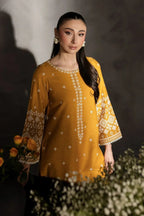 BATIK LINEN PREMIUM UNSTICH EMB 2PC