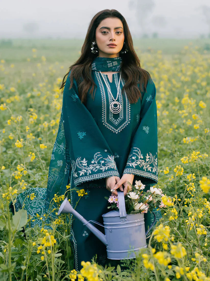 IZEL LAWN PREMIUM UNSTITCHED EMB 3PC