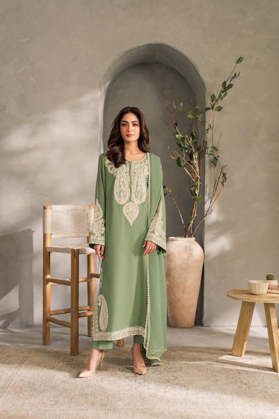 MIRANA LAWN PREMIUM UNSTITCHED EMB 3PC