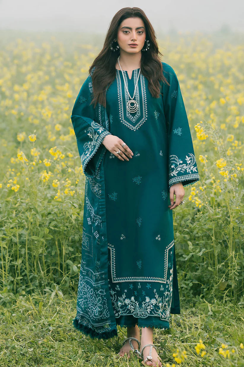 IZEL LAWN PREMIUM UNSTITCHED EMB 3PC