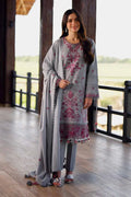 NISHAT DHANAK LUXURY UNSTITCHED EMB 3PC