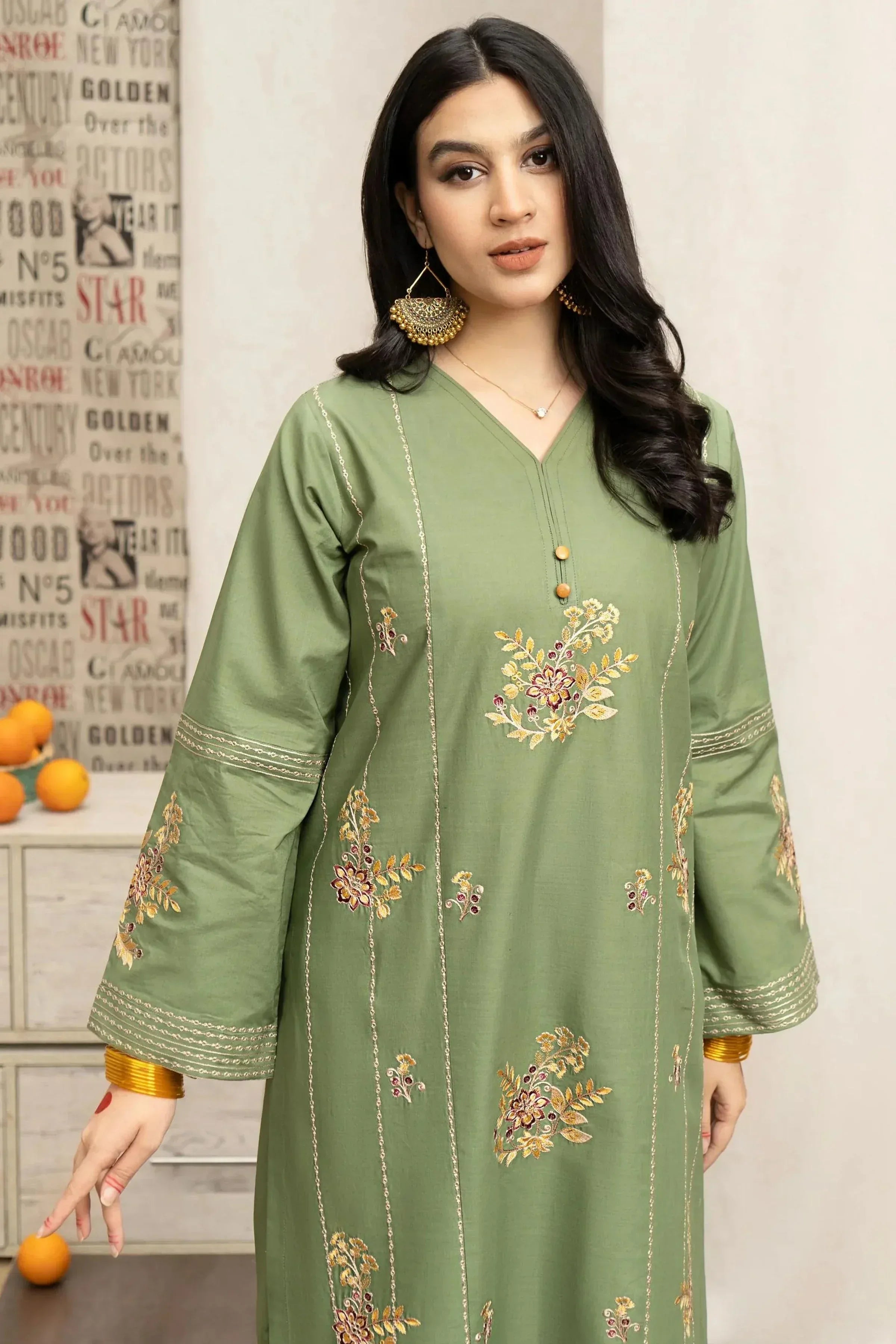 URGE DHANAK LUXURY UNSTITCHED EMB 3PC