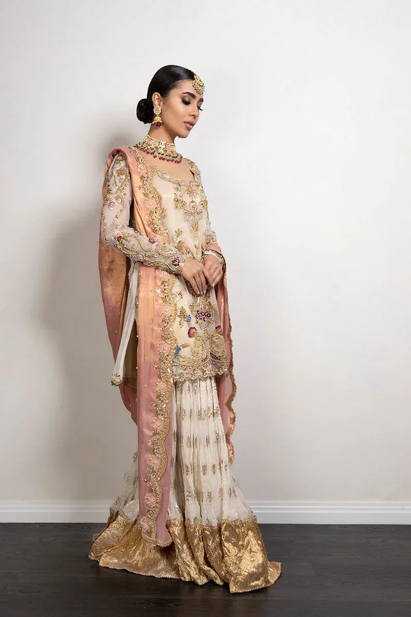 MINA HASAN NET UNSTITCHED EMB ALAIA SUIT