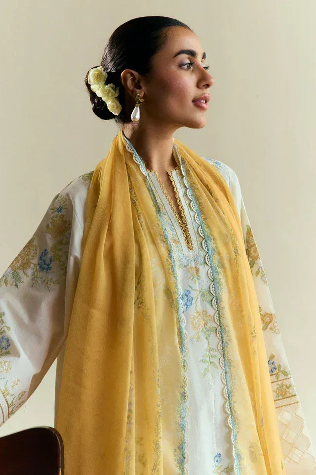 COCO BY ZARA SHAHJAHAN DHANAK UNSTITCHED EMB 3PC