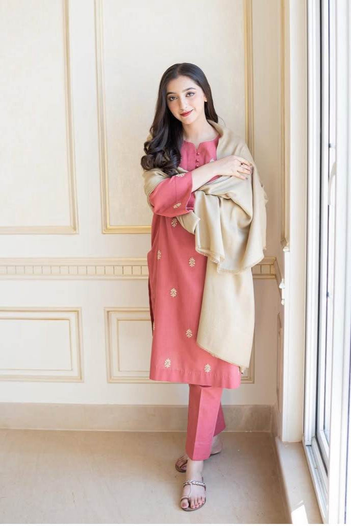 AISLING | DHANAK UNSTITCHED EMB | 3PC