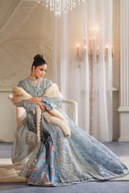 MARYAM HUSSAIN ORGANZA UNSTITCHED EMB ZURI SUIT