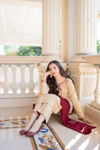 ASLING DHANAK PREMIUM UNSTITCHED EMB 3PC