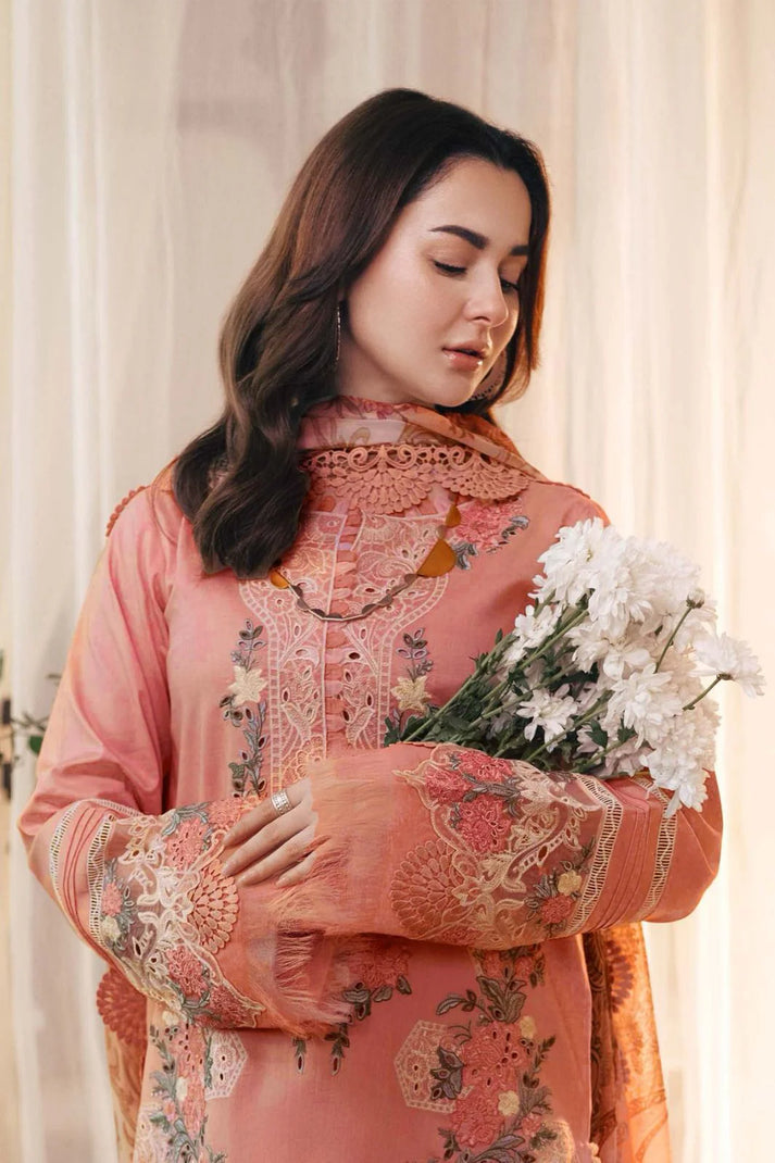 ZARA SHAHJAHAN LAWN LUXURY UNSTITCHED EMB 3PC