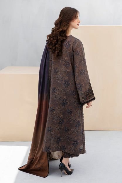 BAROQUE | DHANAK PRINTED UNSTICHED | 3PC