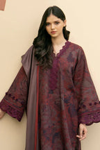 BAROQUE DHANAK PRINTED UNSTICHED 3PC